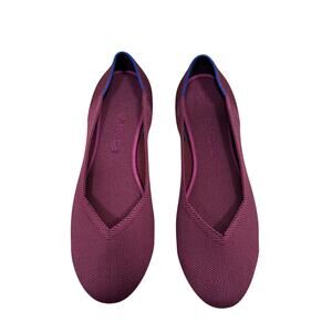 Rothy's Ballet Flats Womens 12 Purple The Flat Round Toe Knit Recycled Washable